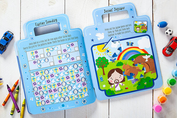 My Bible Backpack Activity Book (Ages 3+, Summer Reading)