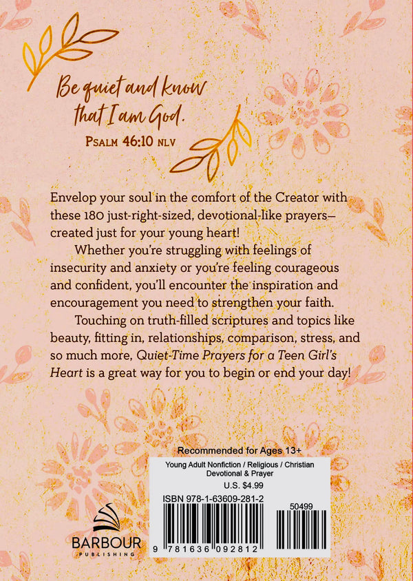Devotional - Quiet time Prayers for a Teen Girl’s Heart