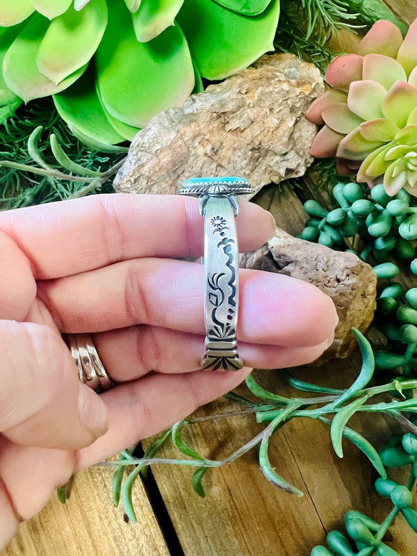 Single Stone Turquoise Bracelet