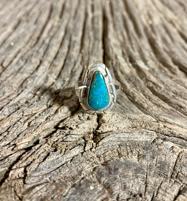 Turquoise Water Ring • Size 8