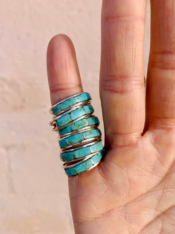 Simple Stacking Turquoise Ring