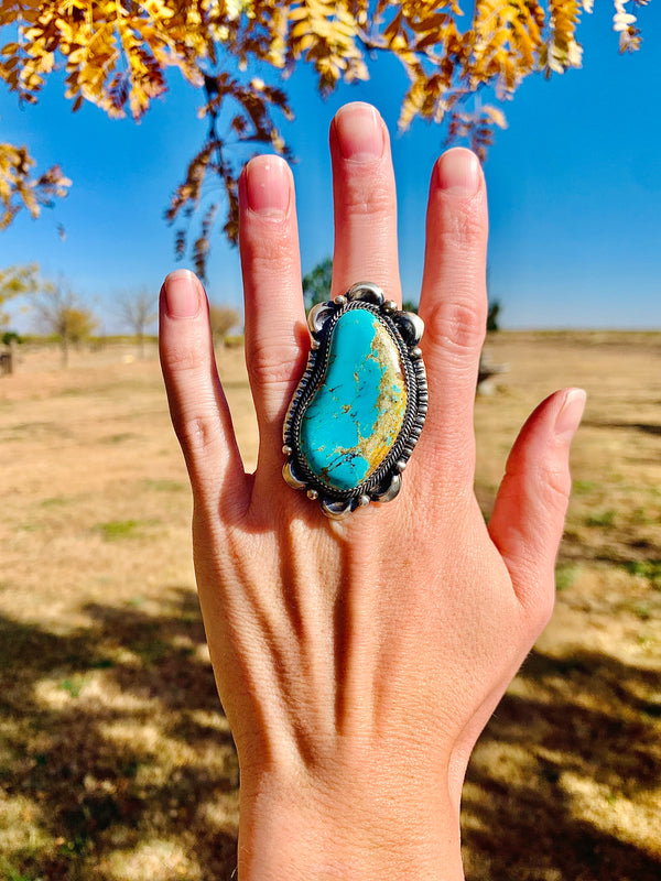 Ute Lake Turquoise Ring