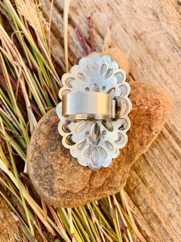 Silver Sunshine Adjustable Ring