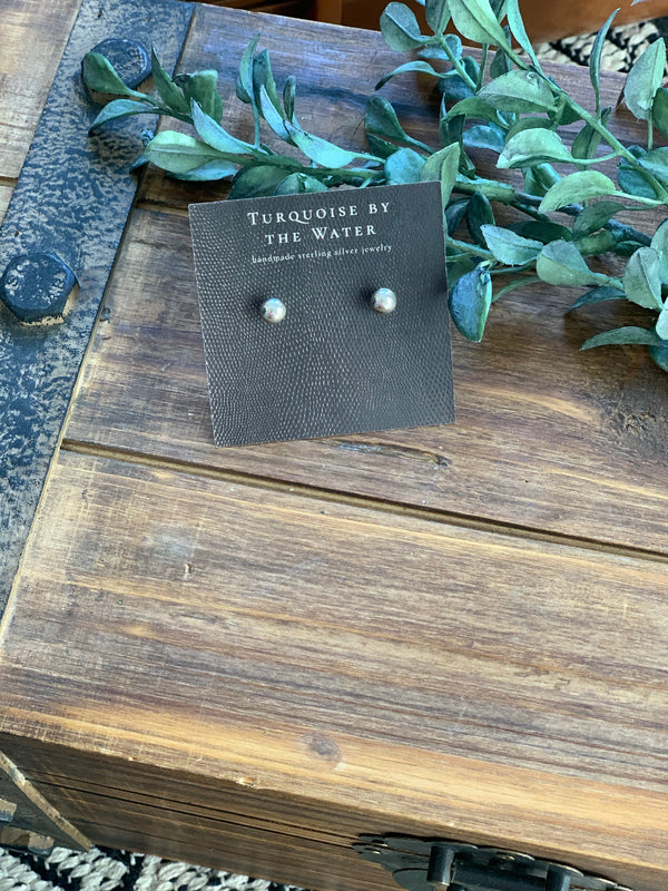 Simple Silver Studs - Small