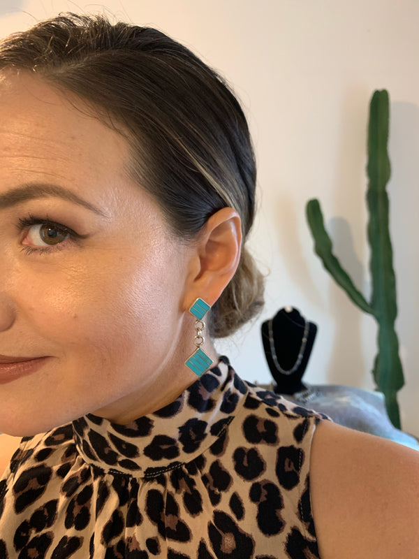 The Joanna Inlay Dangle Earrings