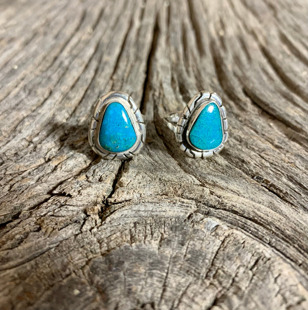 Turquoise Water Ring • Size 5.5