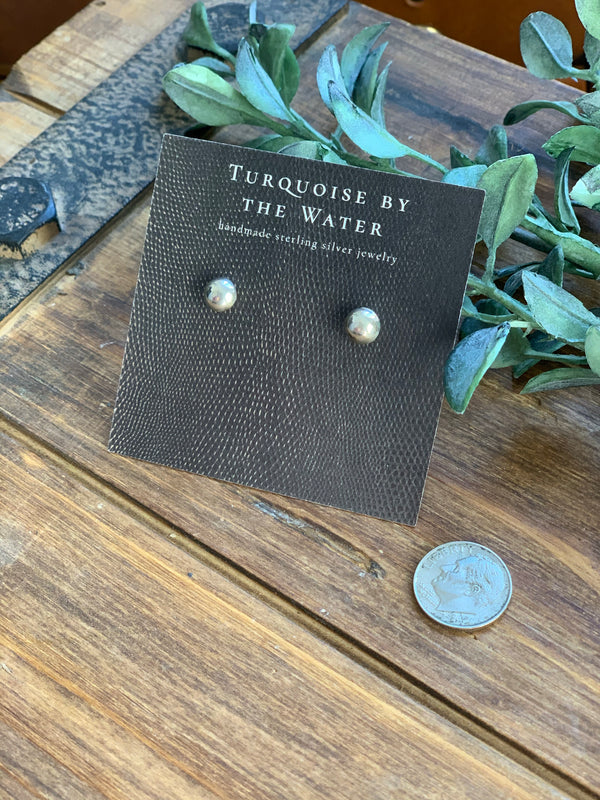 Simple Silver Studs - Small