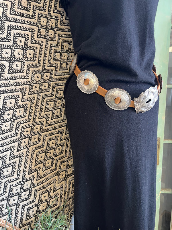 Silver Lady Concho Belt