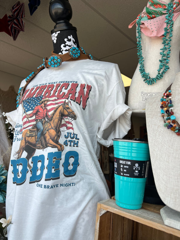 Small town USA - Red, White & Turquoise