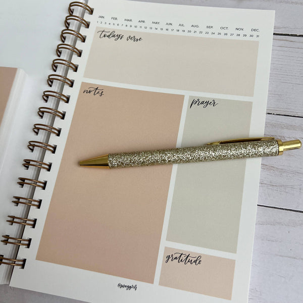 Bible study notebook | Bible journal | Christian notebook: Pink