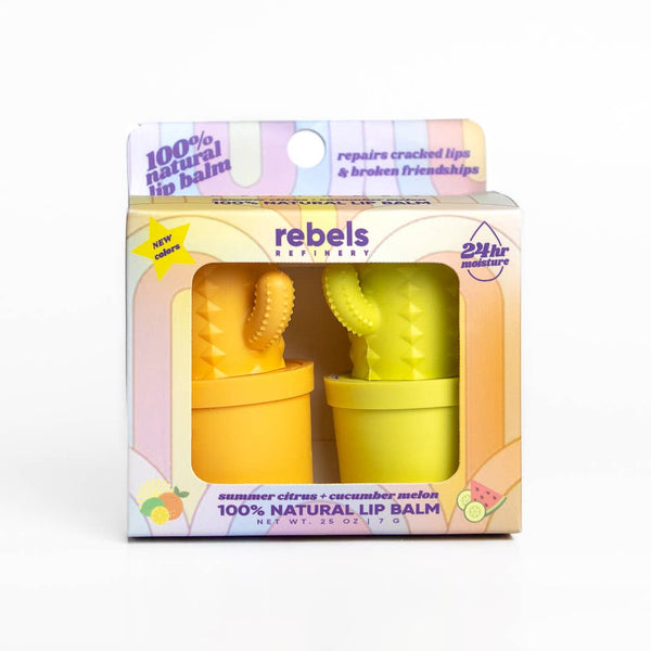 Lip Balm - 2 Pack Cactus 100 % Natural