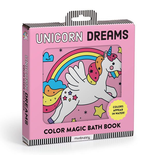 Unicorn Dreams Color Magic Bath Book