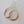 LARGE TEARDROP HOOP EARRINGS: GOLD