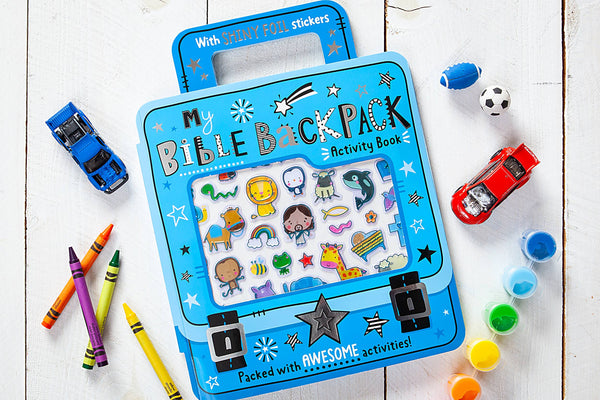 My Bible Backpack Activity Book (Ages 3+, Summer Reading)