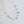 Turquoise Nugget Paperclip Necklace