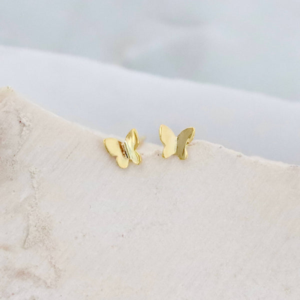 Dainty Butterfly Stud Earrings