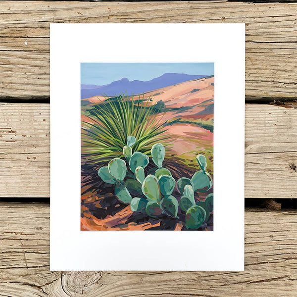 West Texas Summer Art Print: 11"x14" (matted to 16"x20")