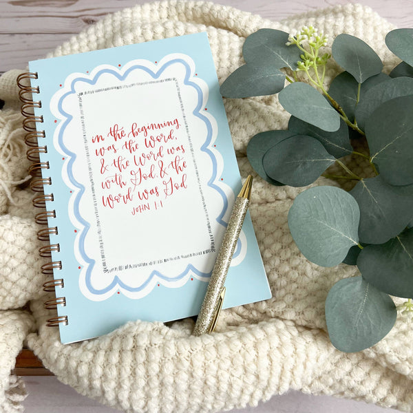 Bible study notebook | Bible journal | Christian notebook: Green