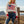 4TH OF JULY AMERICAN FLAG SWEATER TOP : RED COMBO / S