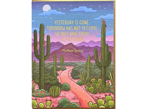 Mother Teresa Quote Card