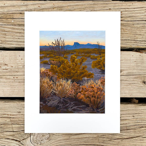 "Golden" Landscape Limited Edition Fine Art Print: 8"x10" (matted to 11"x14")