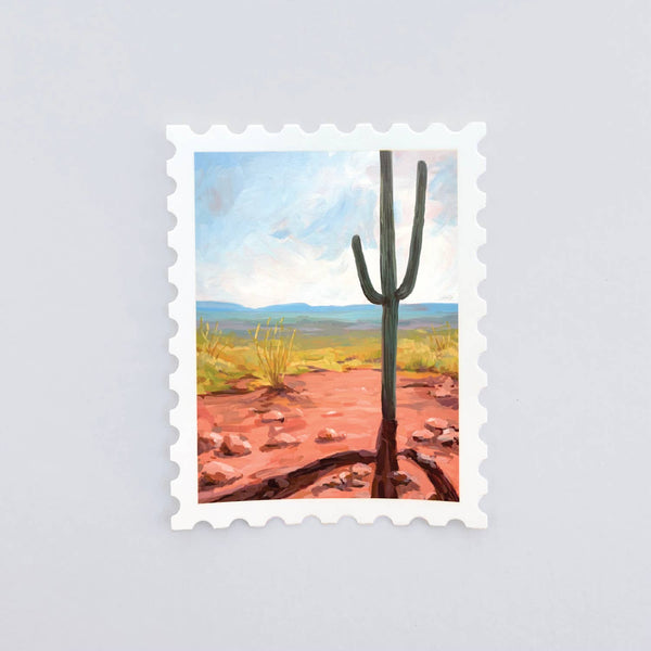 Saguaro Cactus Sticker: Sticker Only