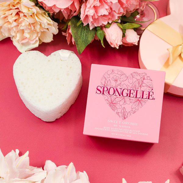 Spongelle Sweet Orchid Heart Buffer