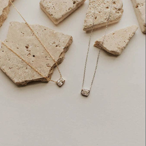 Blair Diamond Necklace: Gold