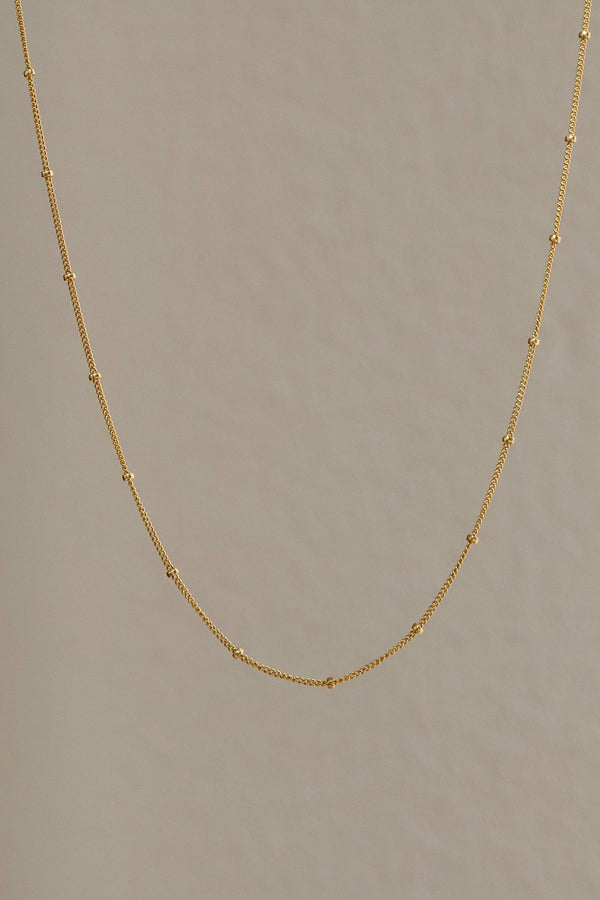 GOLD FILLED SATELLITE CABLE CHAIN: 16"
