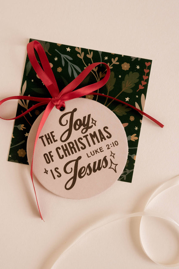 The Joy of Christmas Ornament I Christian Faith