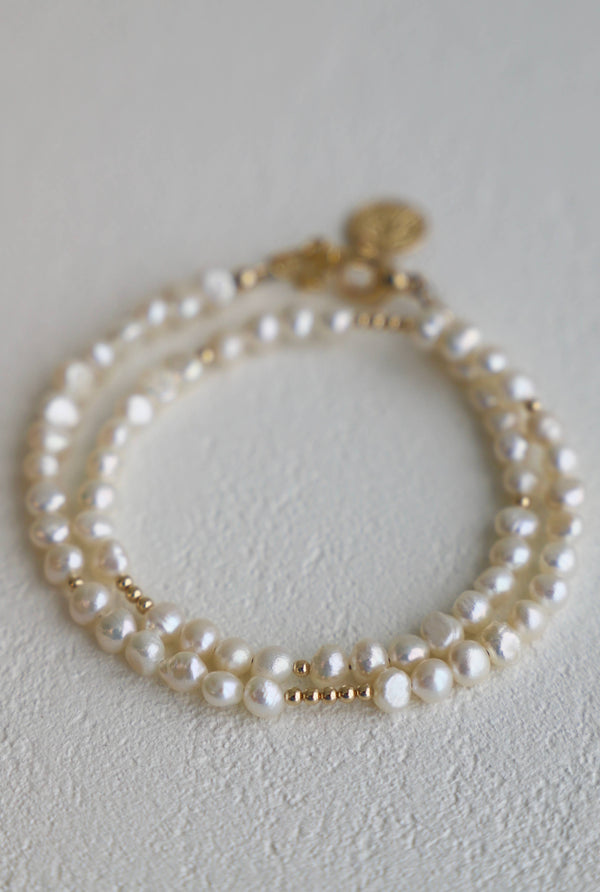 PEARL NECKLACE / Double