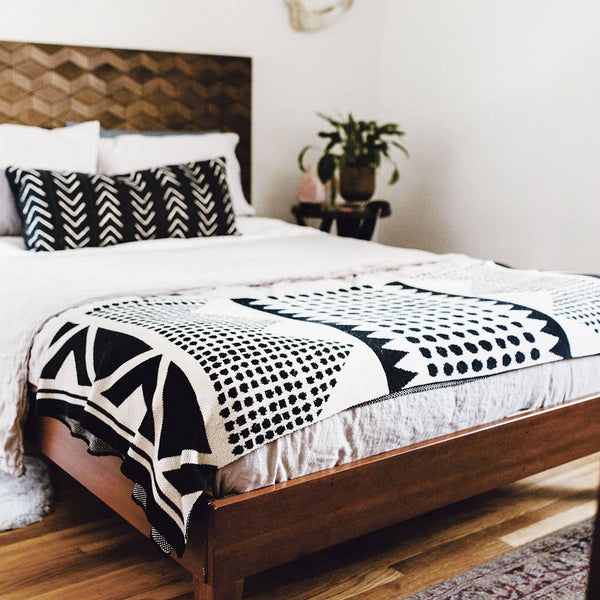 Adobe Boho Geometric Throw Blanket - Cozy, Southwest/Aztec: Standard 50"x60"