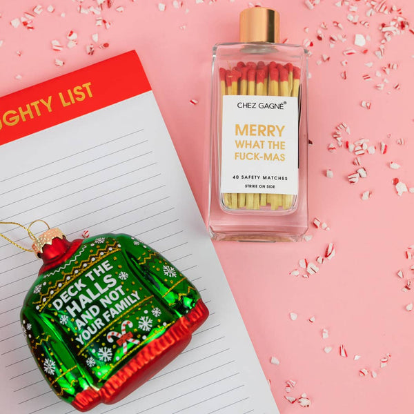Deck The Halls, Not Your Family - Ornament, Holiday Gift