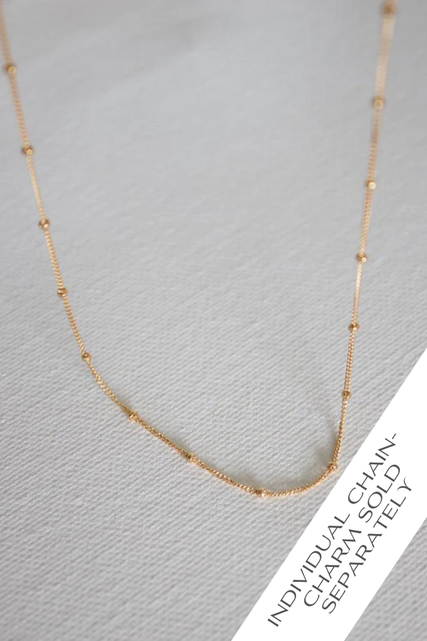 GOLD FILLED SATELLITE CABLE CHAIN: 16"