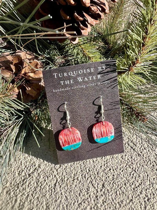 Red & Turquoise Dangle - Style 2