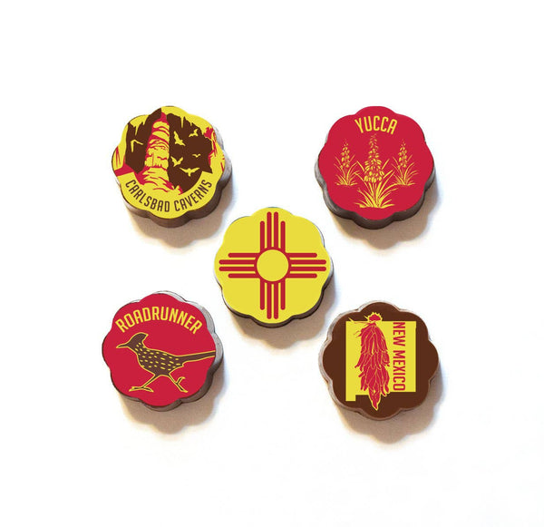 New Mexico Chocolate Covered Caramels - Box of 5