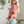 Striped Puff Sleeve Knit Sweater Top: RED and WHITE