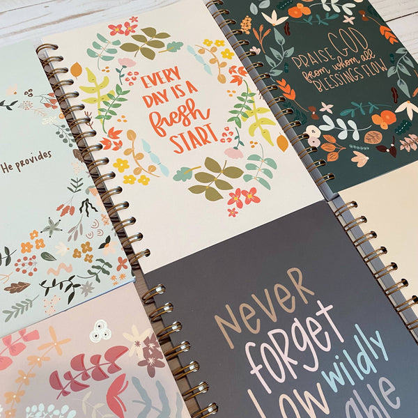 Every Day is a Fresh Start Notebook | Cute journals
