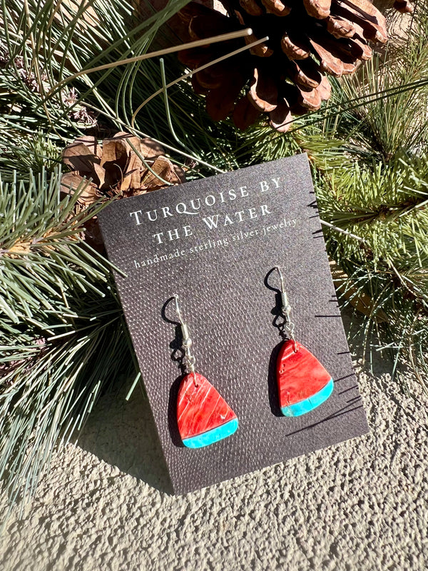 Red & Turquoise Dangle - Style 1