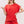 Red Mineral Washed Top and Shorts Set
