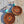 Handmade Leather Earrings - Rose Dangles
