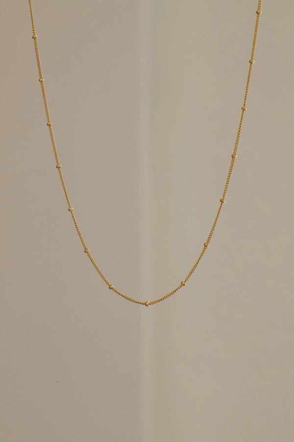 GOLD FILLED SATELLITE CABLE CHAIN: 16"