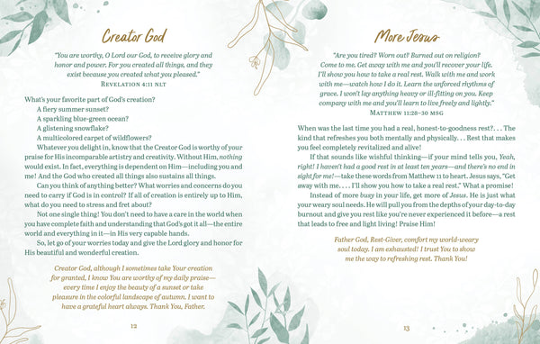 Christian Gift - Just Breathe Devotional