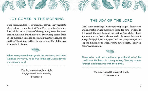 Devotional - Mornings with God Large Print