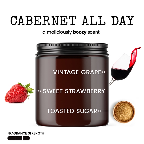 Soy Candle - But First...Wine - Scent: Cabernet All Day