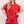 Red Mineral Washed Top and Shorts Set