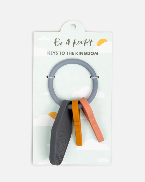 Keys to the Kingdom Silicone Teether | Catholic Baby - Keys to the Kingdom
