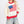 4TH OF JULY AMERICAN FLAG SWEATER TOP : RED COMBO / M