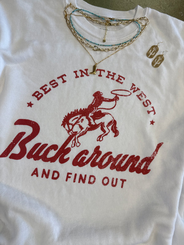 BEST IN THE WEST MINERAL SWEATSHIRT - White / S-M-L-XL
