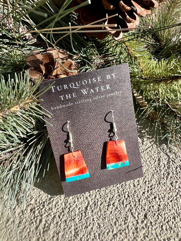 Red & Turquoise Dangle - Style 3